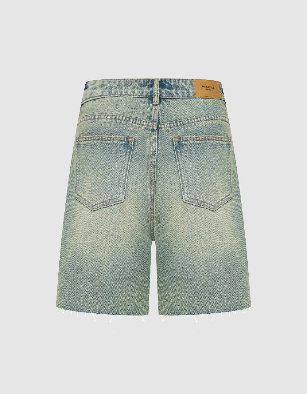 Raw Hem Denim Shorts