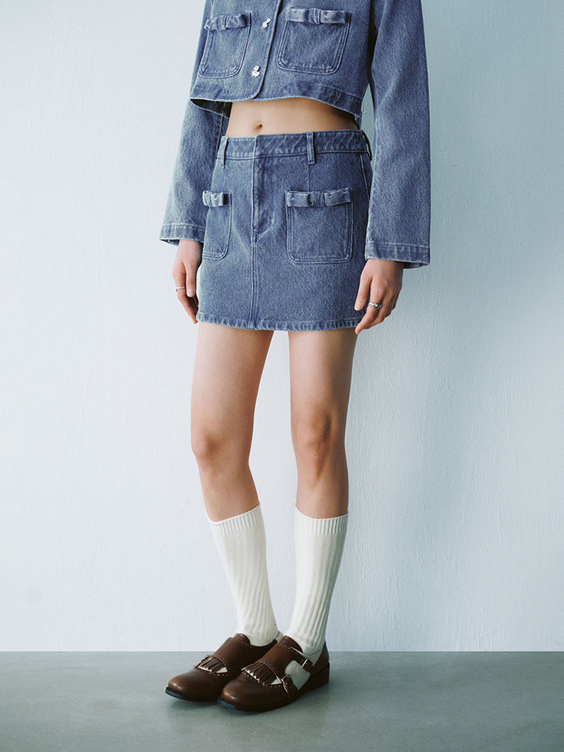 Mini Denim Skirts