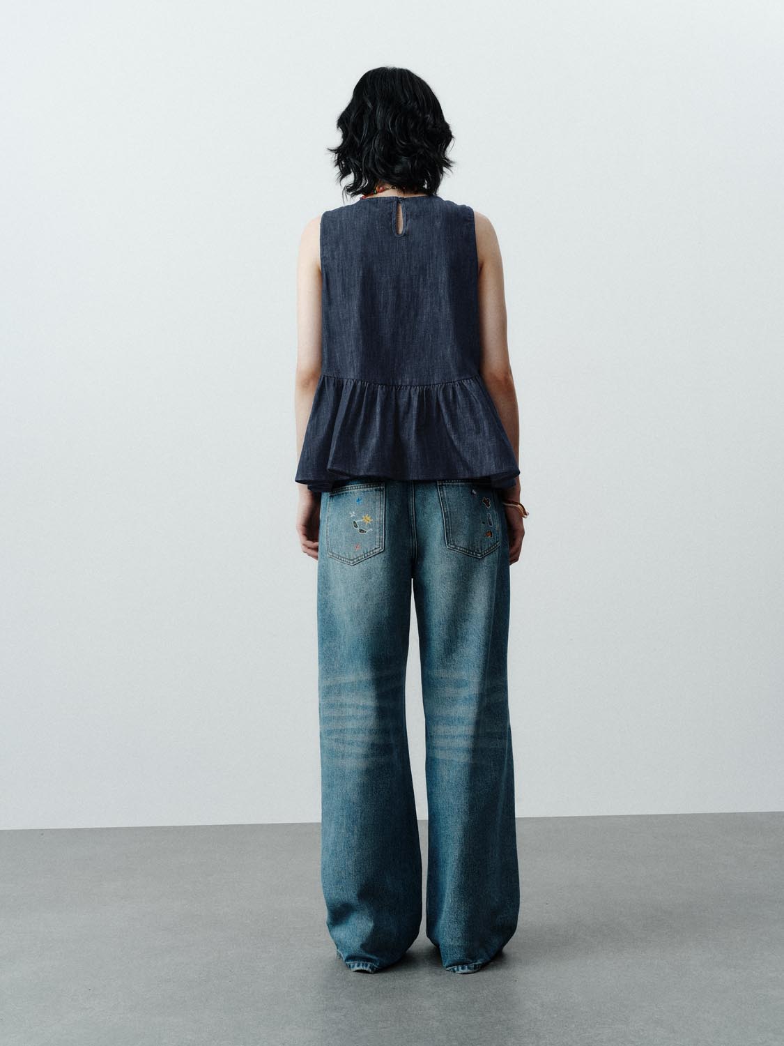 Denim Sleeveless Shirts