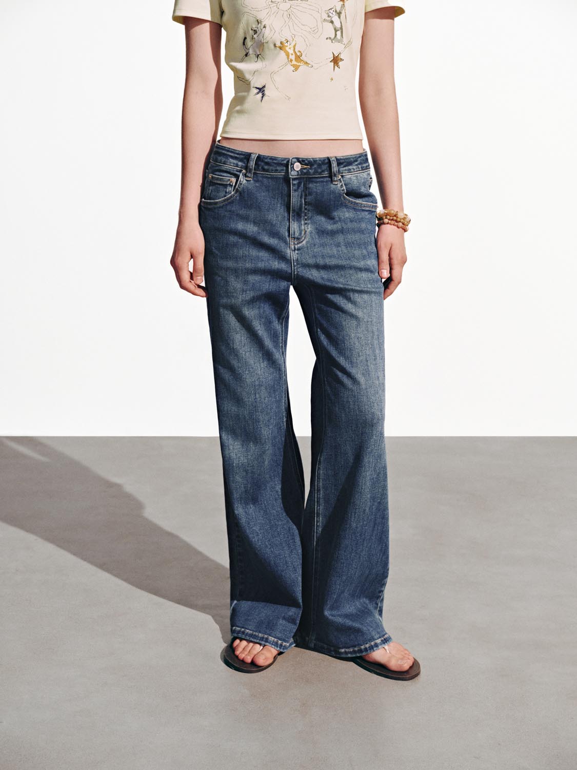 Flare Leg Jeans