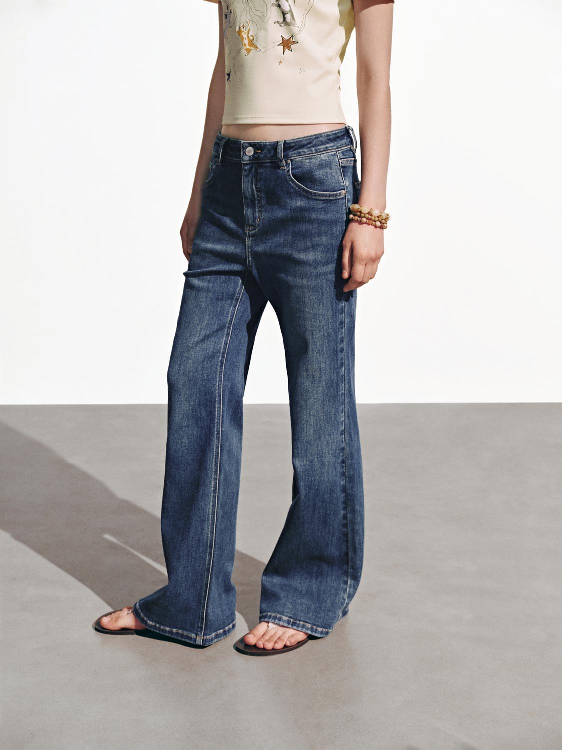Flare Leg Jeans