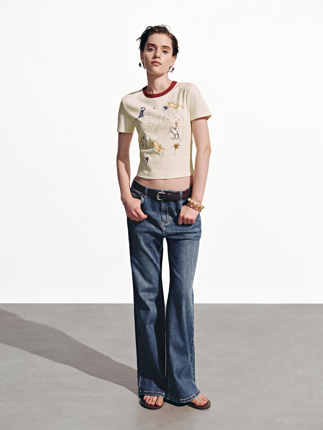 Flare Leg Jeans