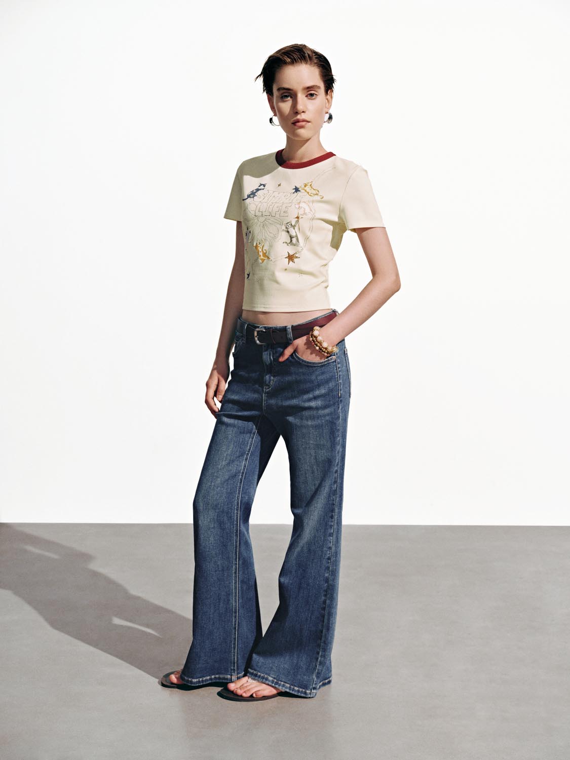 Flare Leg Jeans