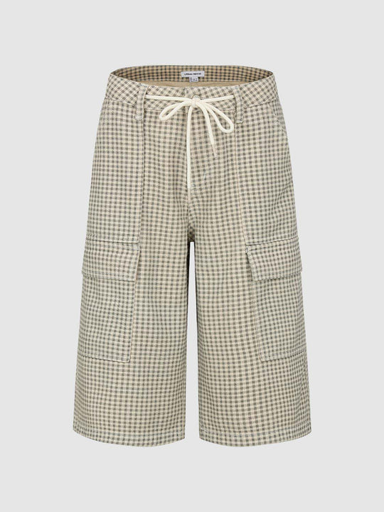 Cotton Cargo Pockets Shorts