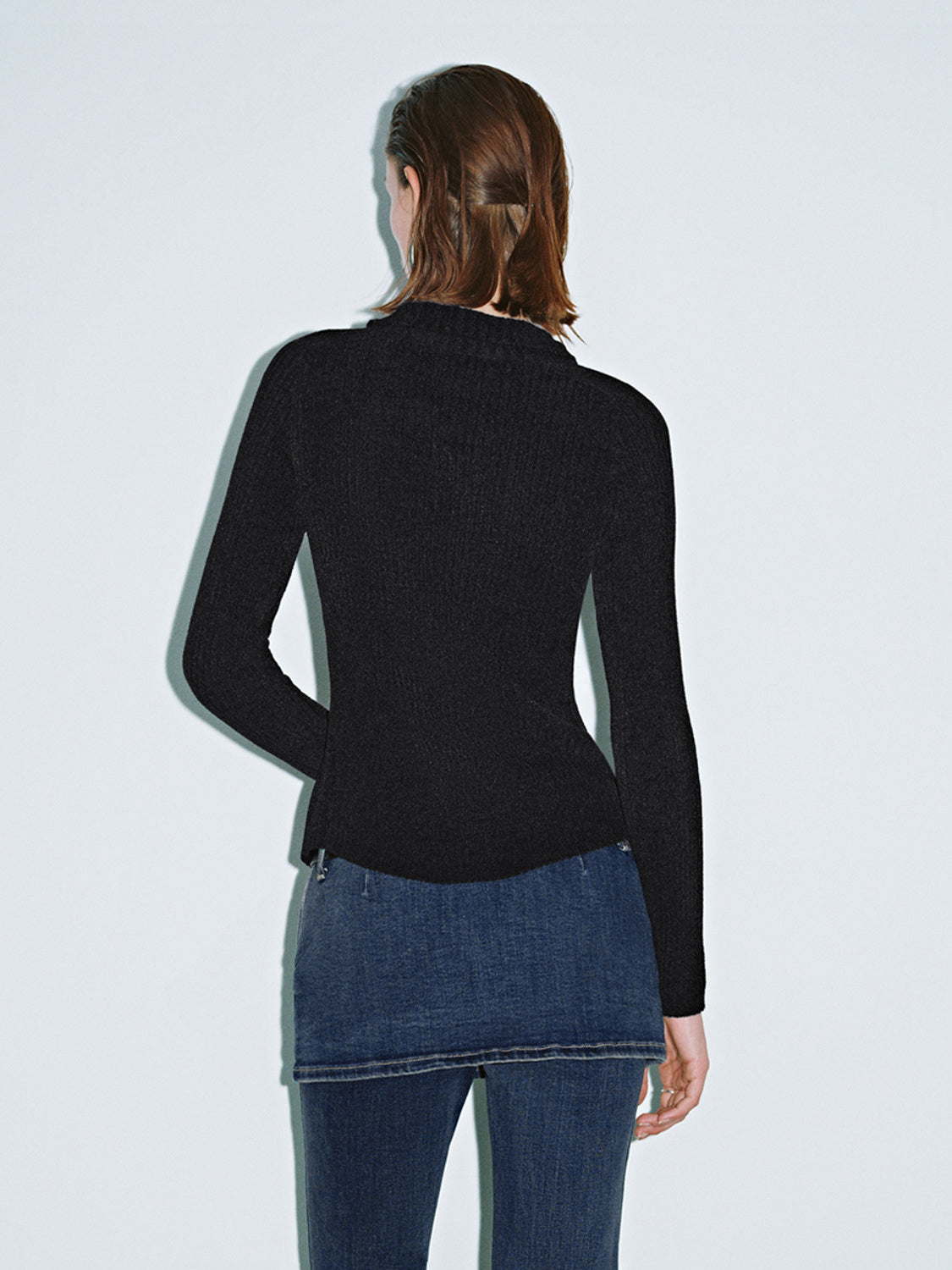 Zip Up Front Knitted Cardigans