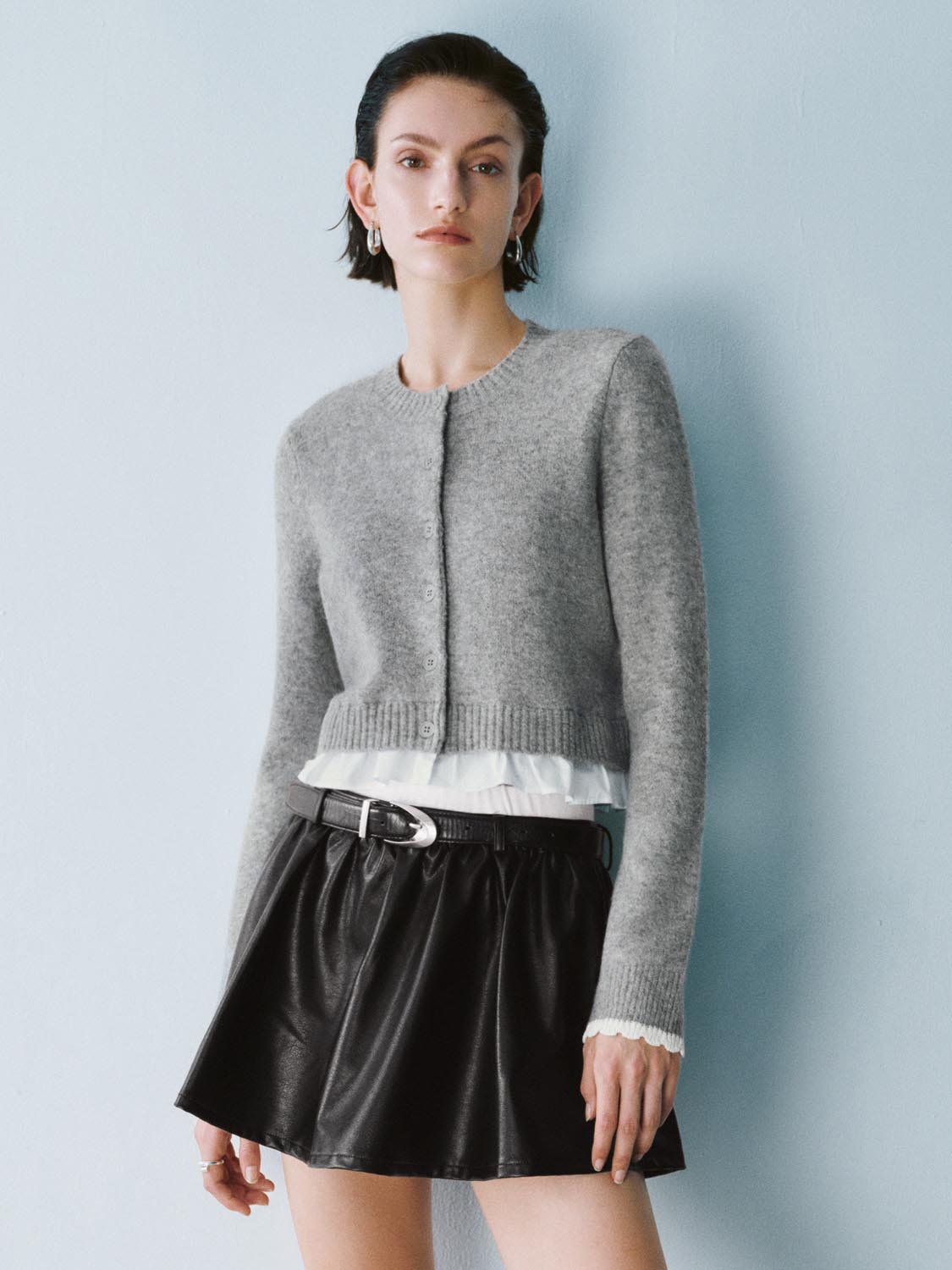 Cropped Knitted Cardigans