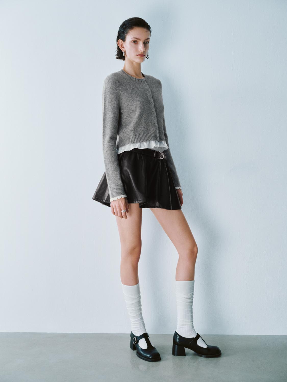 Cropped Knitted Cardigans