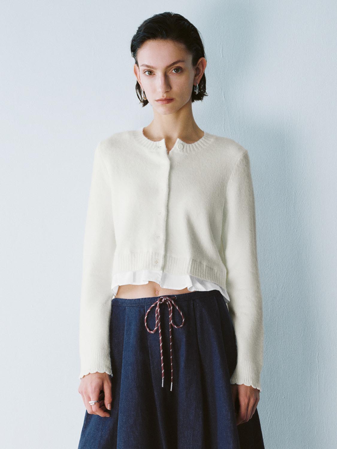 Cropped Knitted Cardigans