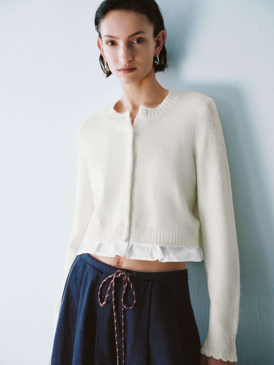 Cropped Knitted Cardigans