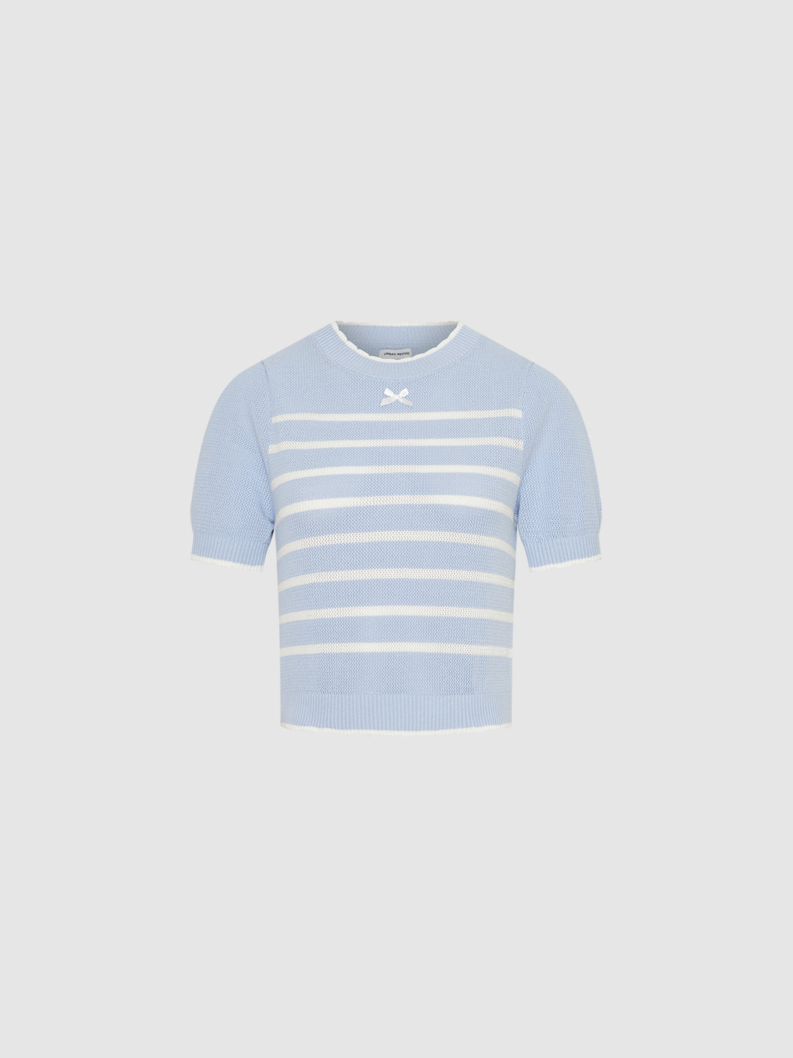 Knitted Striped T-Shirts