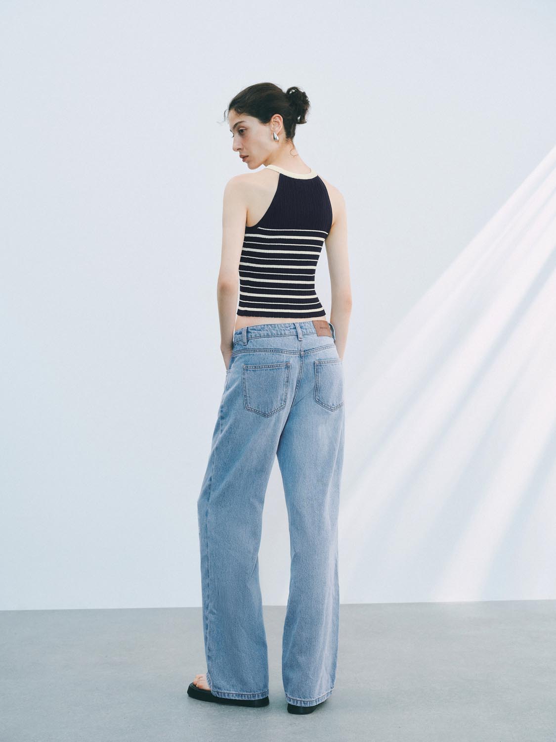Knitted Striped Tops