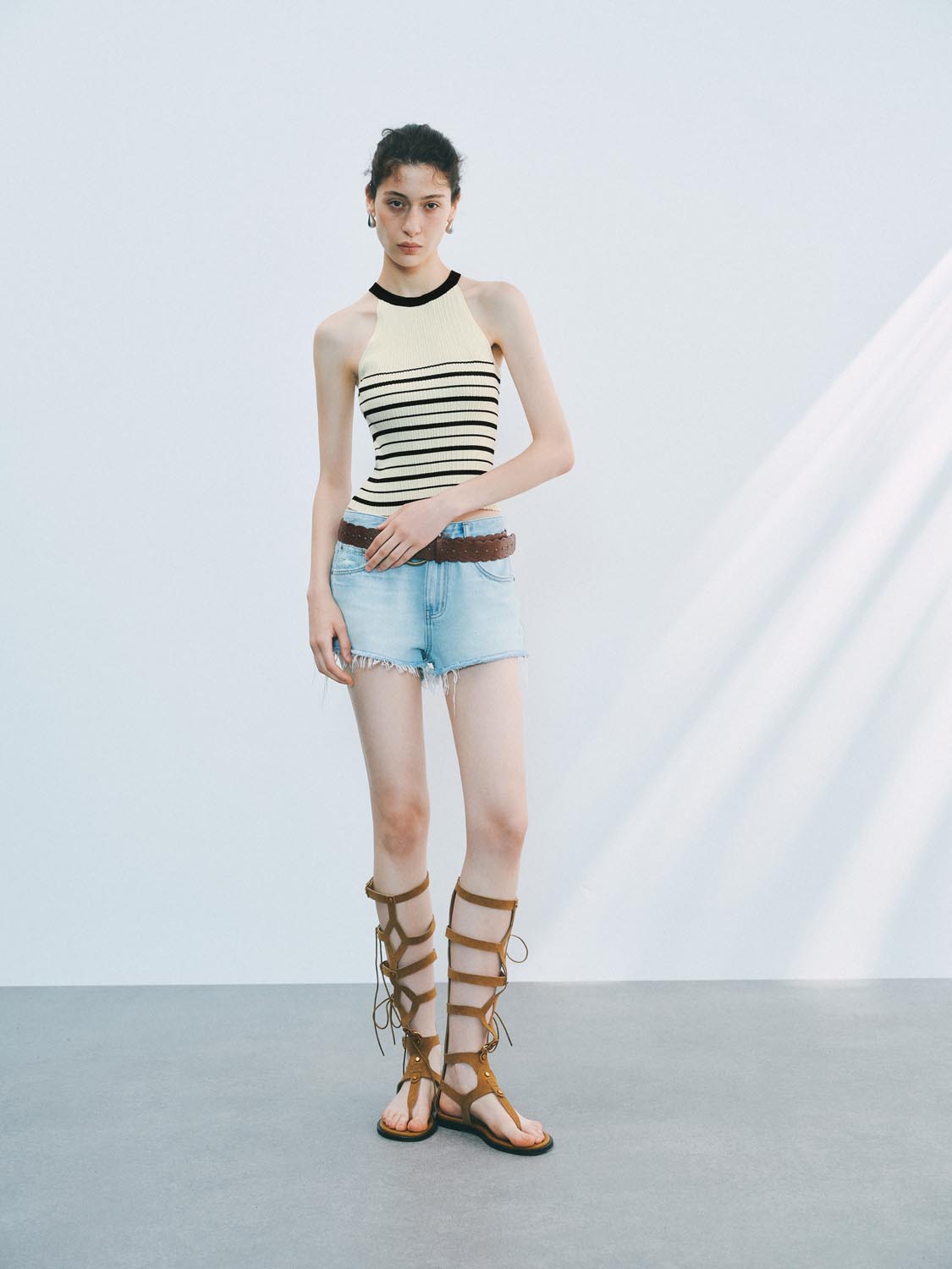 Knitted Striped Tops