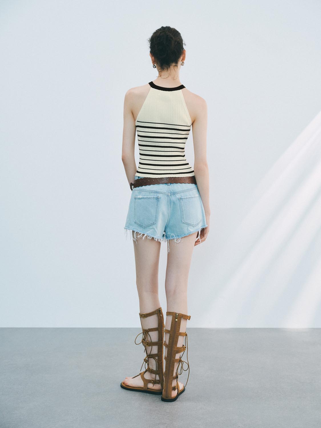 Knitted Striped Tops