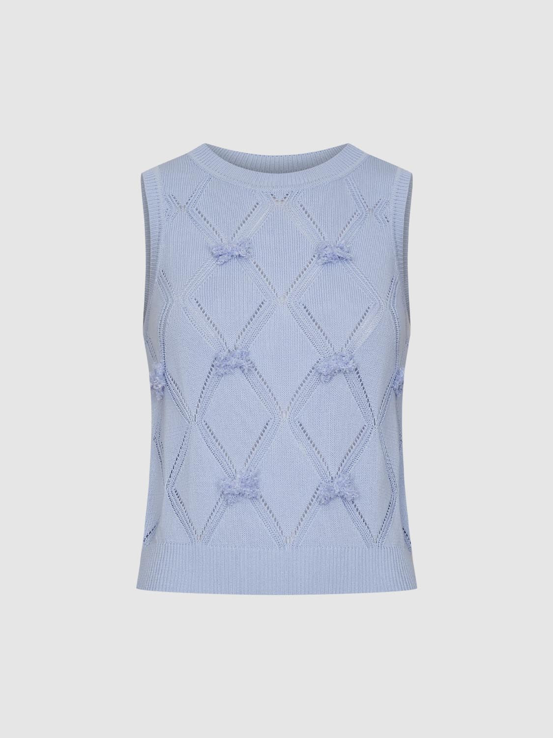 Knitted Sleeveless T-Shirts