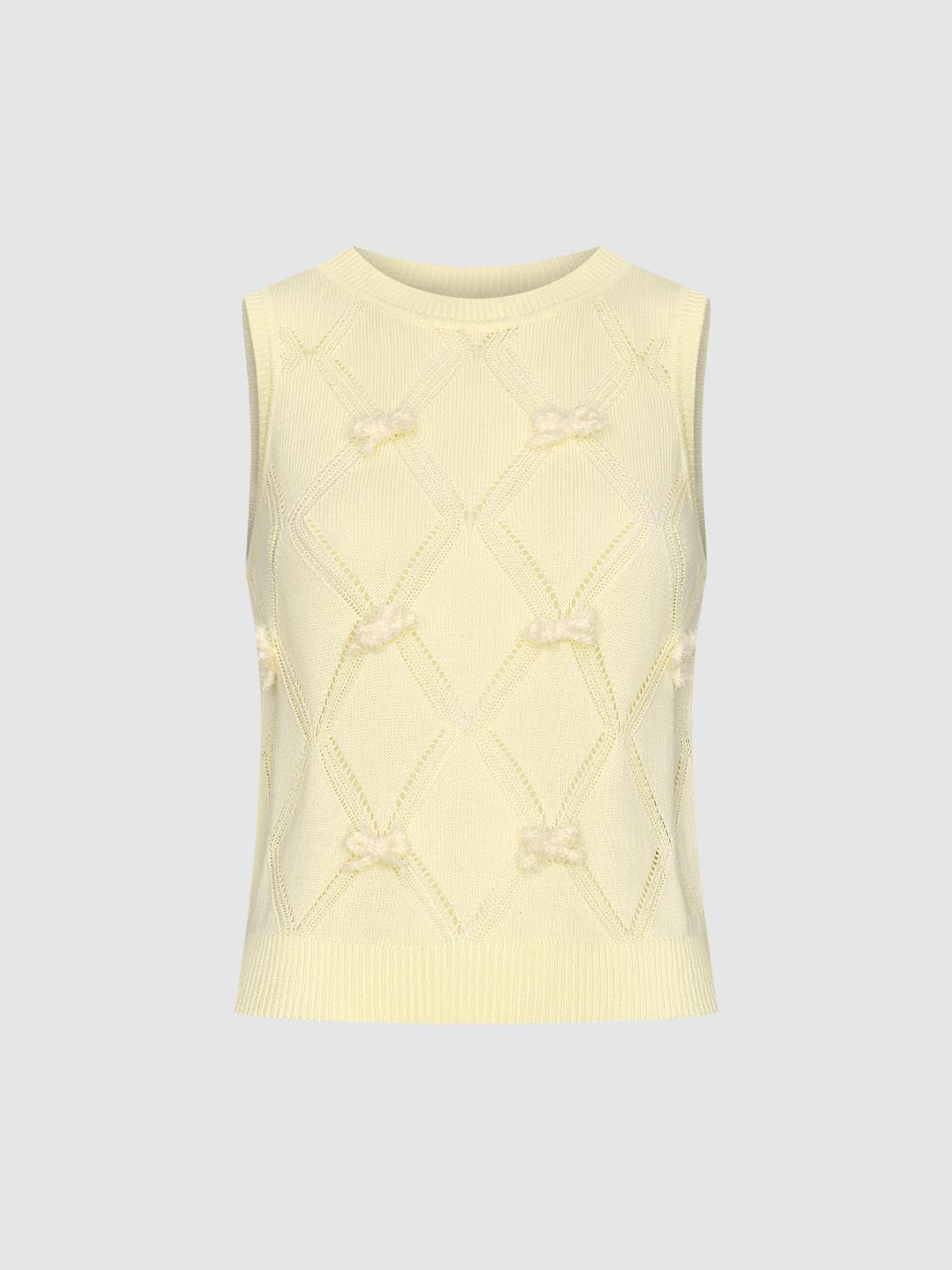 Knitted Sleeveless T-Shirts
