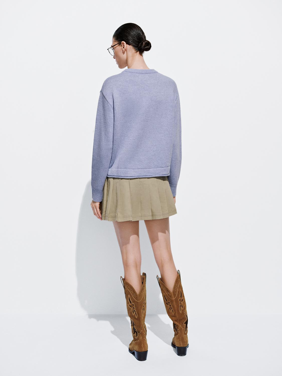 Kitten Long Sleeve Knitted T-Shirts