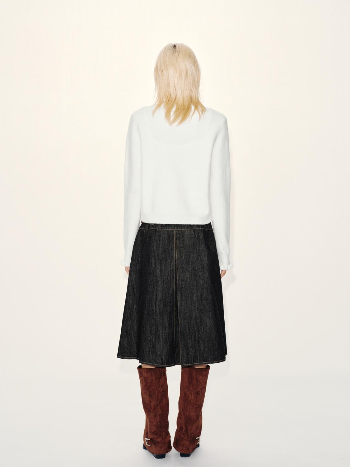 Bow Embellished Knitted Cardigans