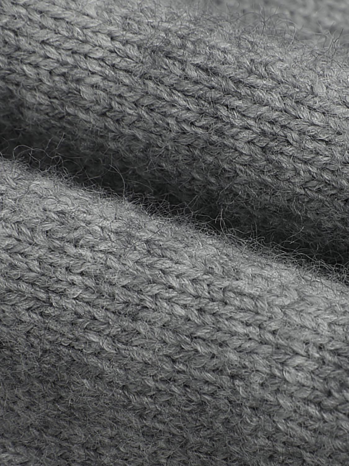 Intarsia Half Zip Long Sleeve Knitted T-Shirts