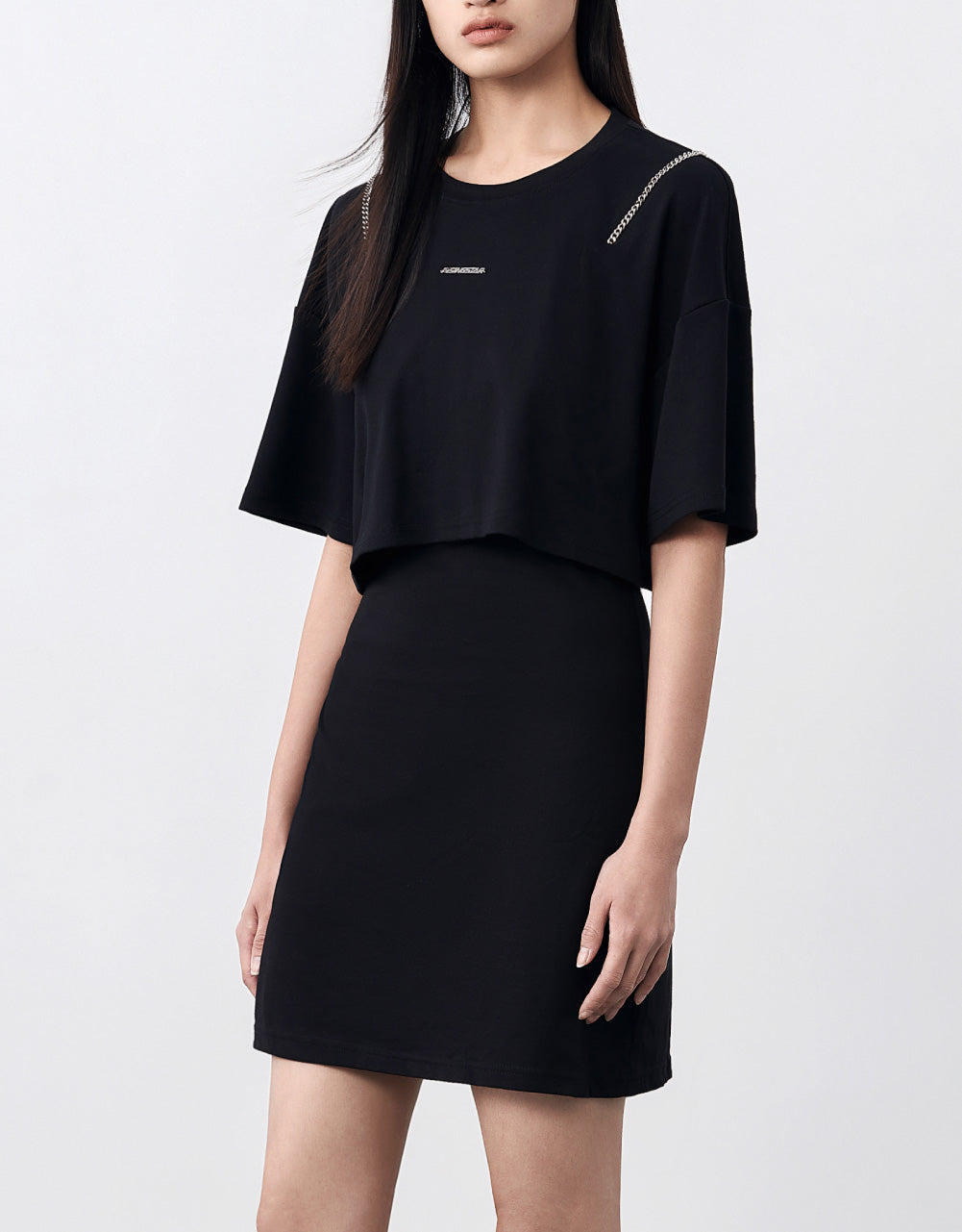 Combination Mini Dress