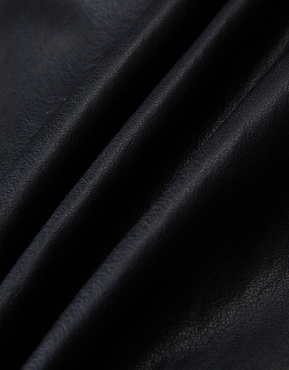 Slit Hem Faux Leather Skirt