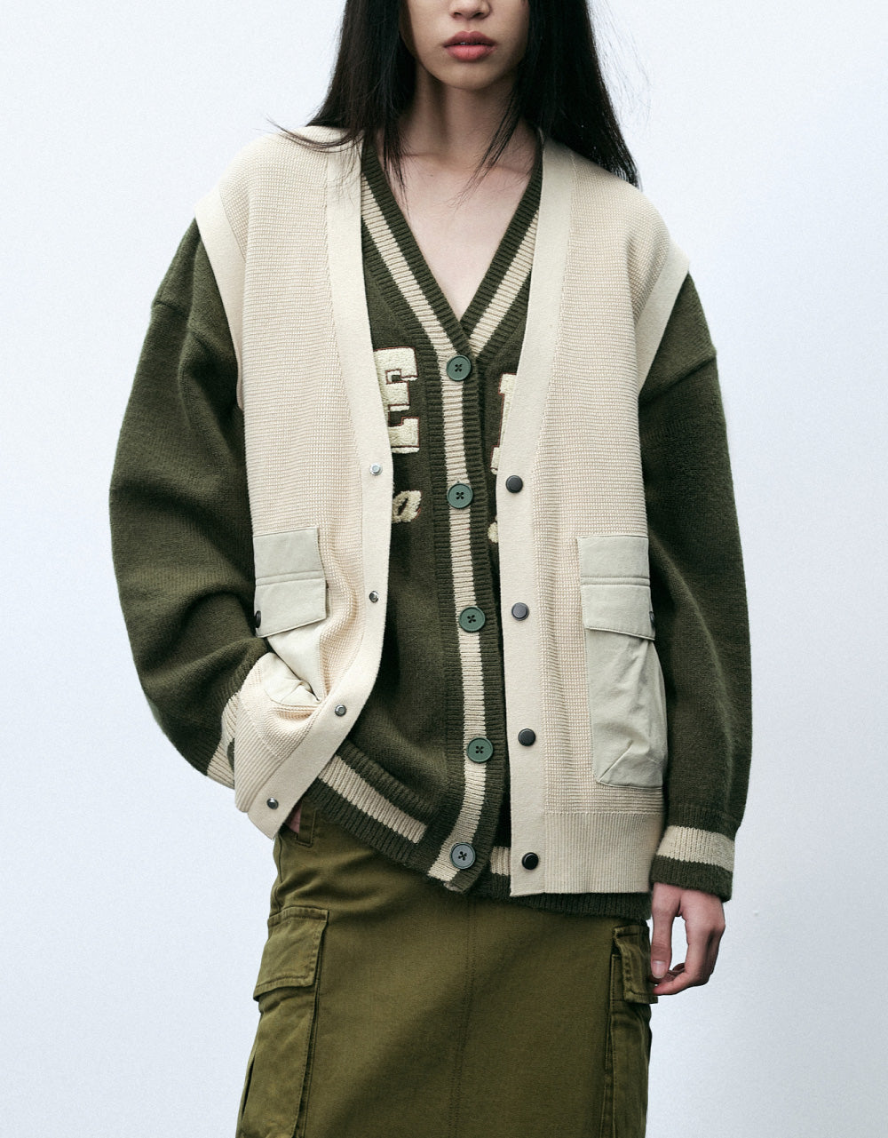 Knitted Vest With Pockets