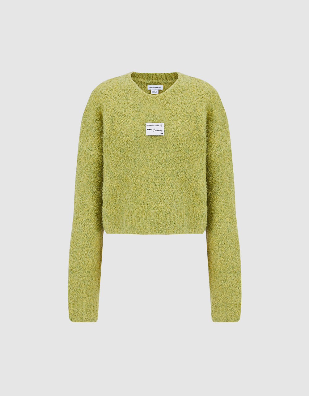Badge Logo Cropped Sweater