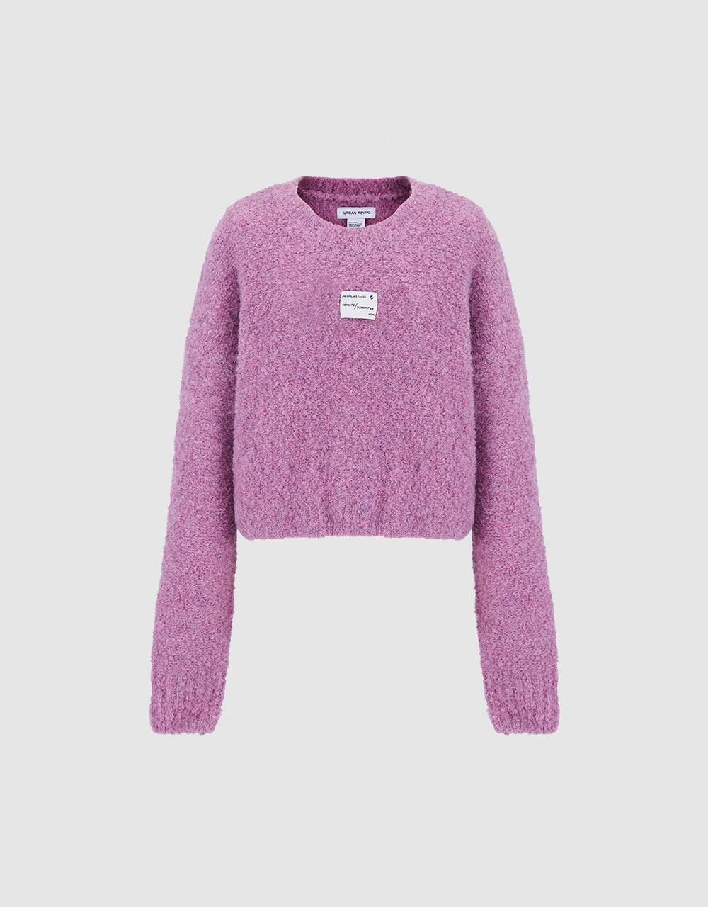 Badge Logo Cropped Sweater
