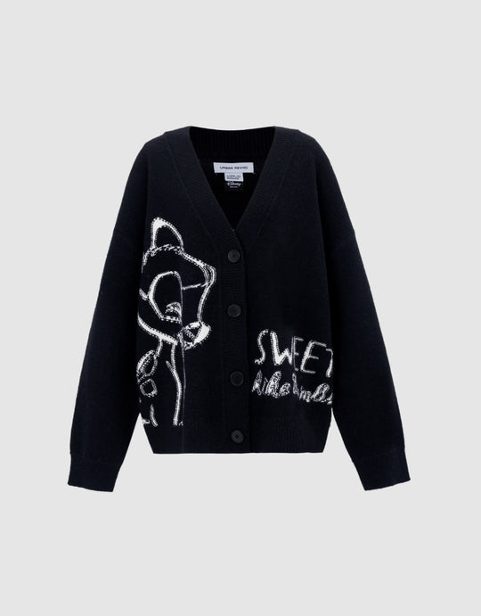 Bambi Print Cardigan