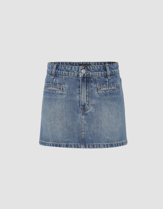 Mini Denim Skirt