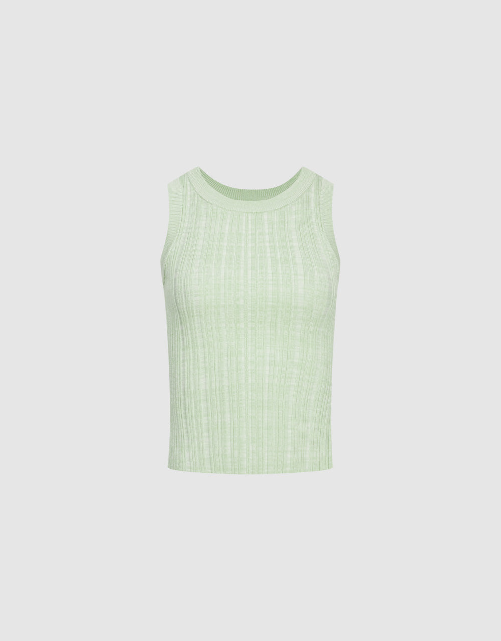 Sleeveless Rib Knit Top