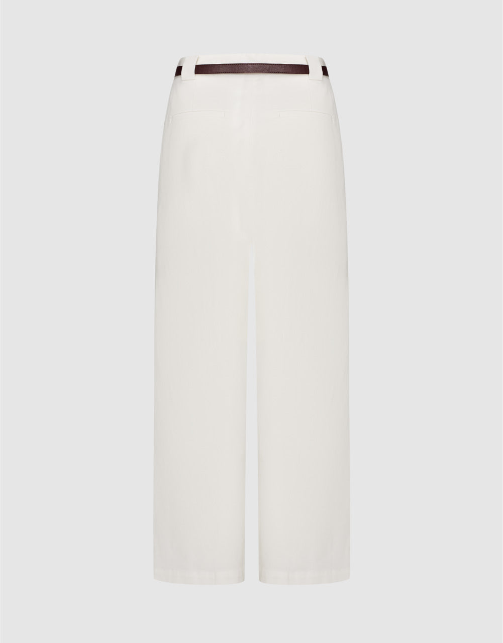 Mid-Waist Straight Pants