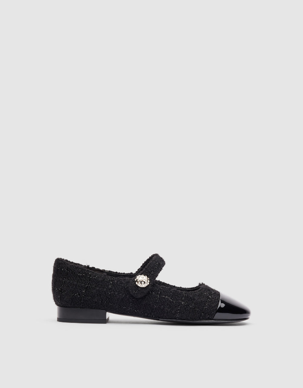 Tweed Round Toe Pumps