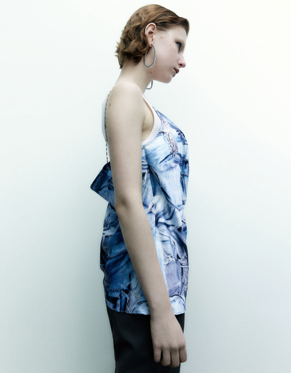 2 In 1 Crew Neck Cami Top