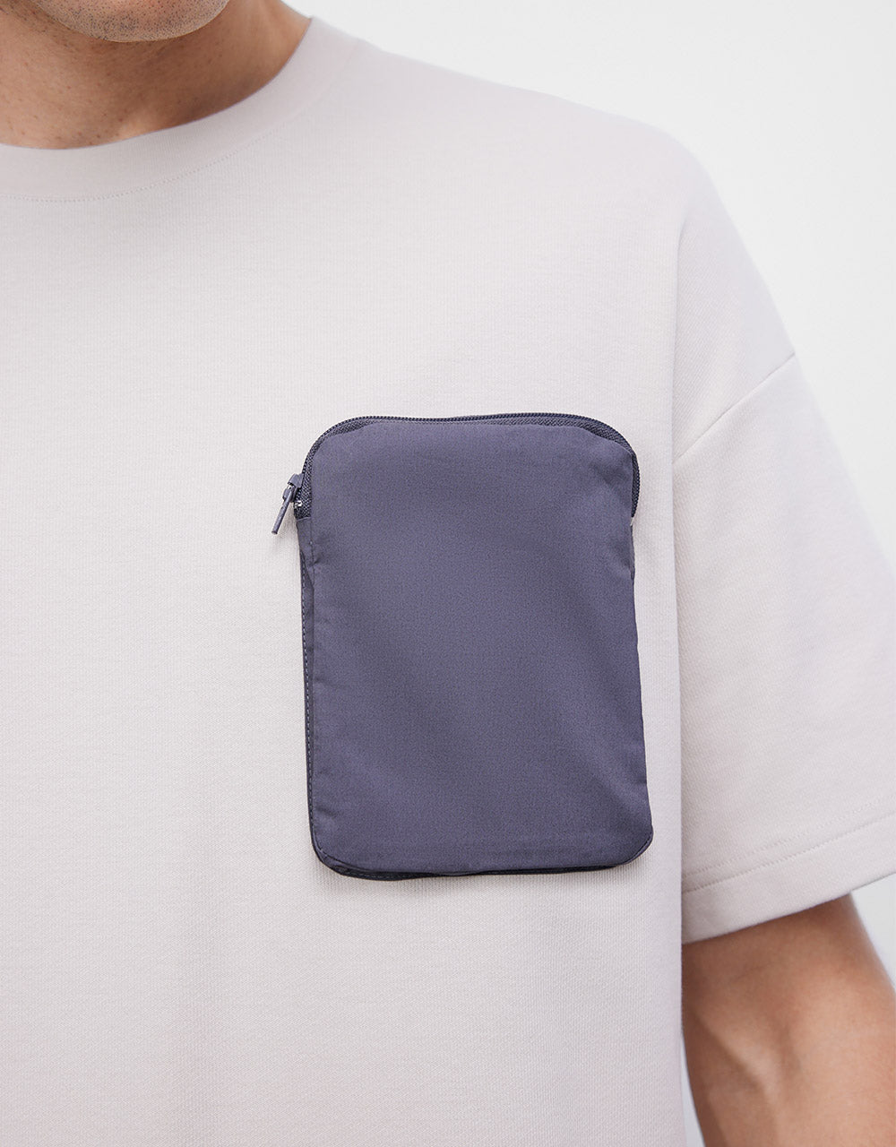 Colorblock Knit T-Shirt