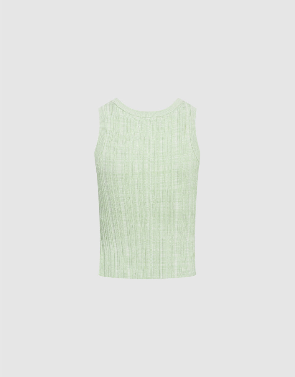 Sleeveless Rib Knit Top