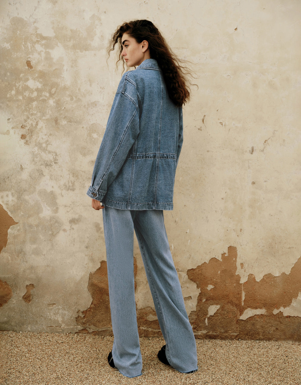 Loose-Fit Denim Jacket