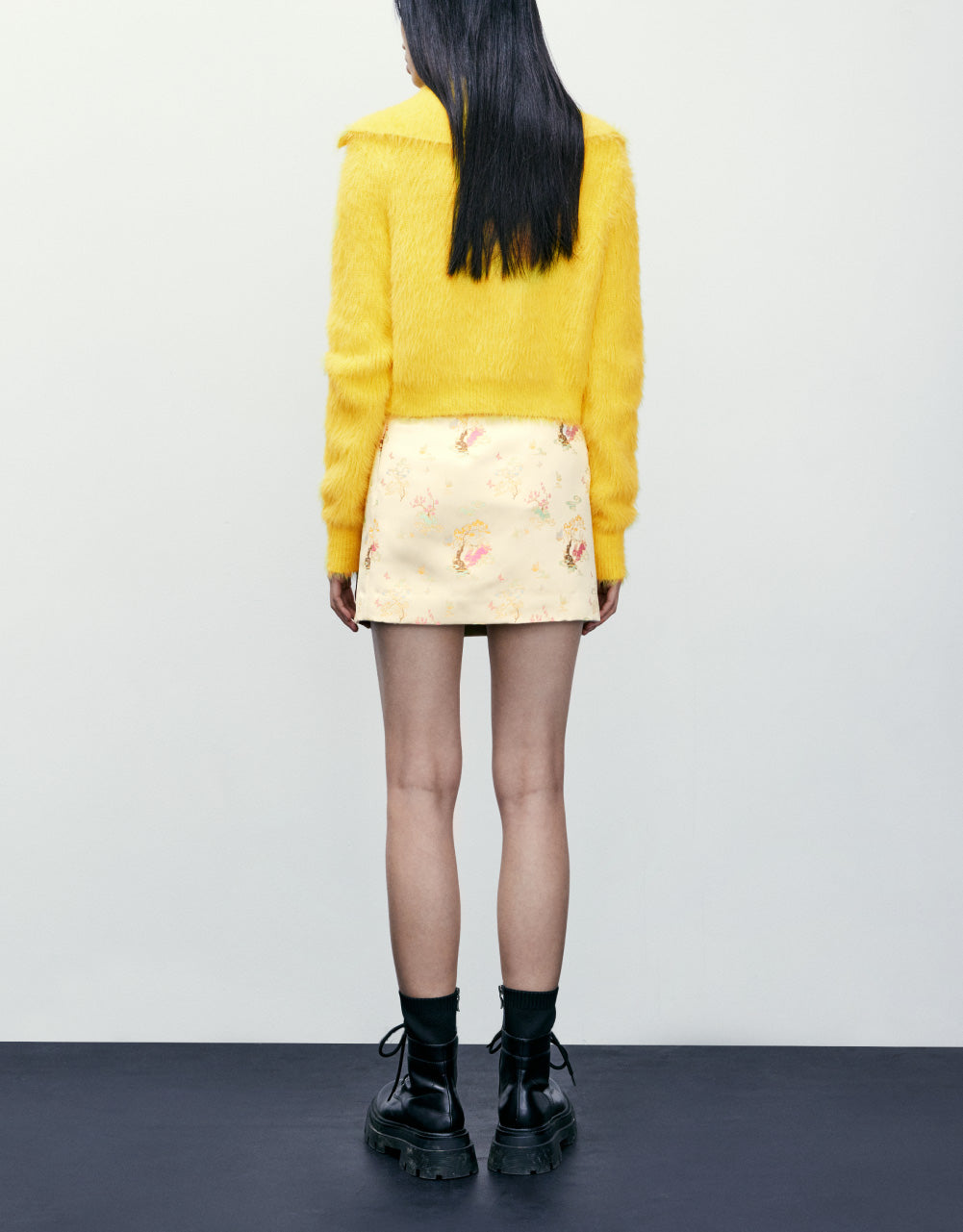 Emroidered Mini Skirt