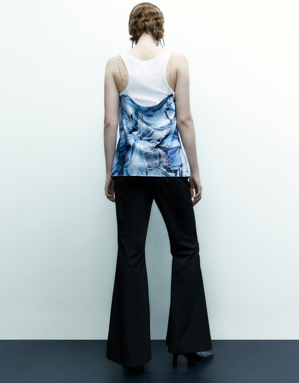 2 In 1 Crew Neck Cami Top