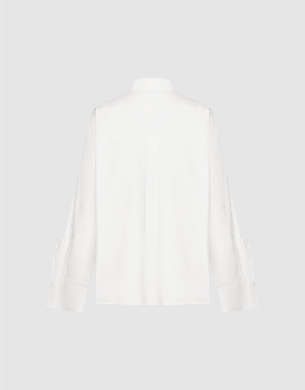 Button Up Crew Neck Shirt