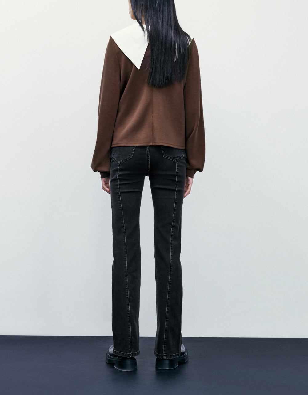 Mid-Waist Flare Jeans