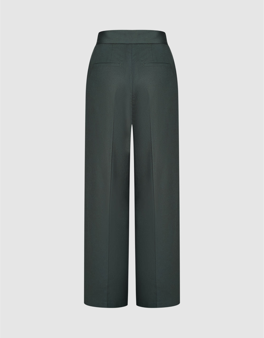 Woven Cropped Wide-Leg Pants