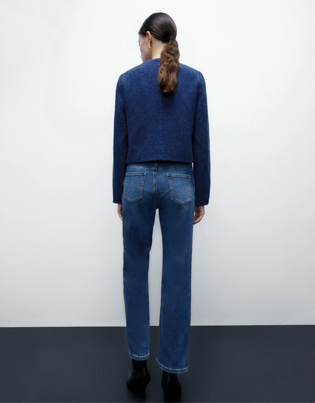 Tweed Denim Jacket