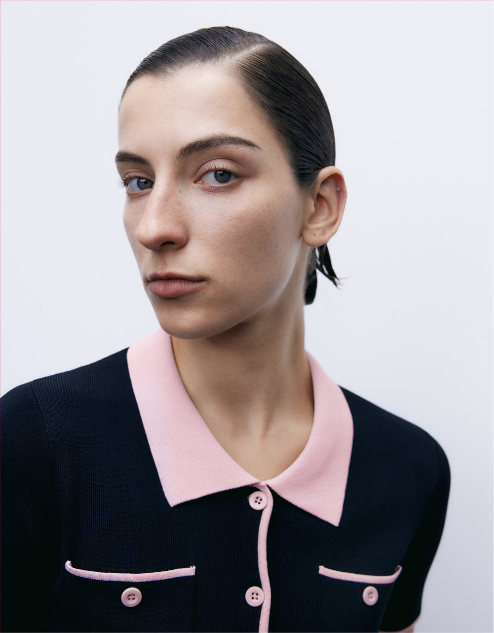 Constrast Knitted Cardigan