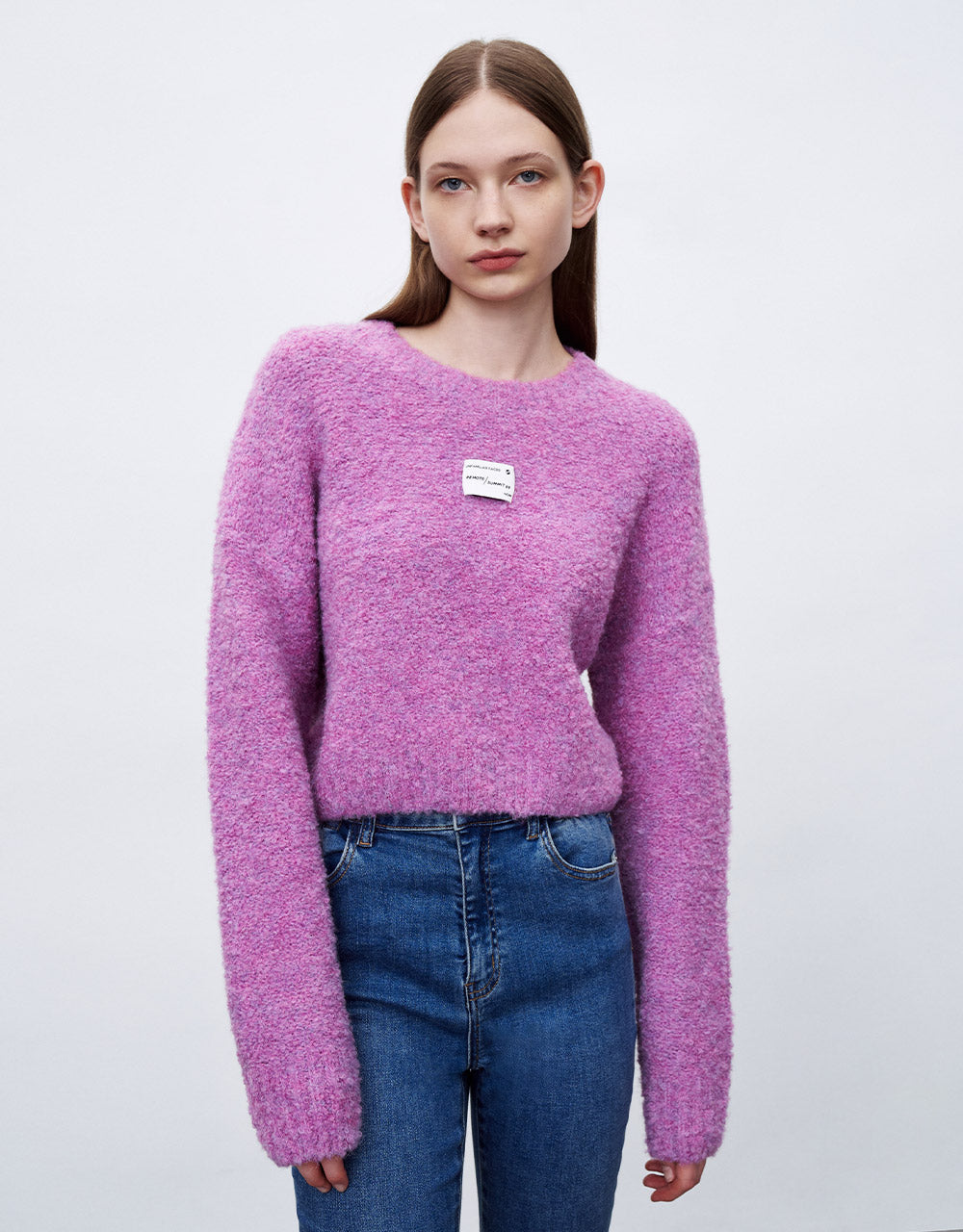 Badge Logo Cropped Sweater