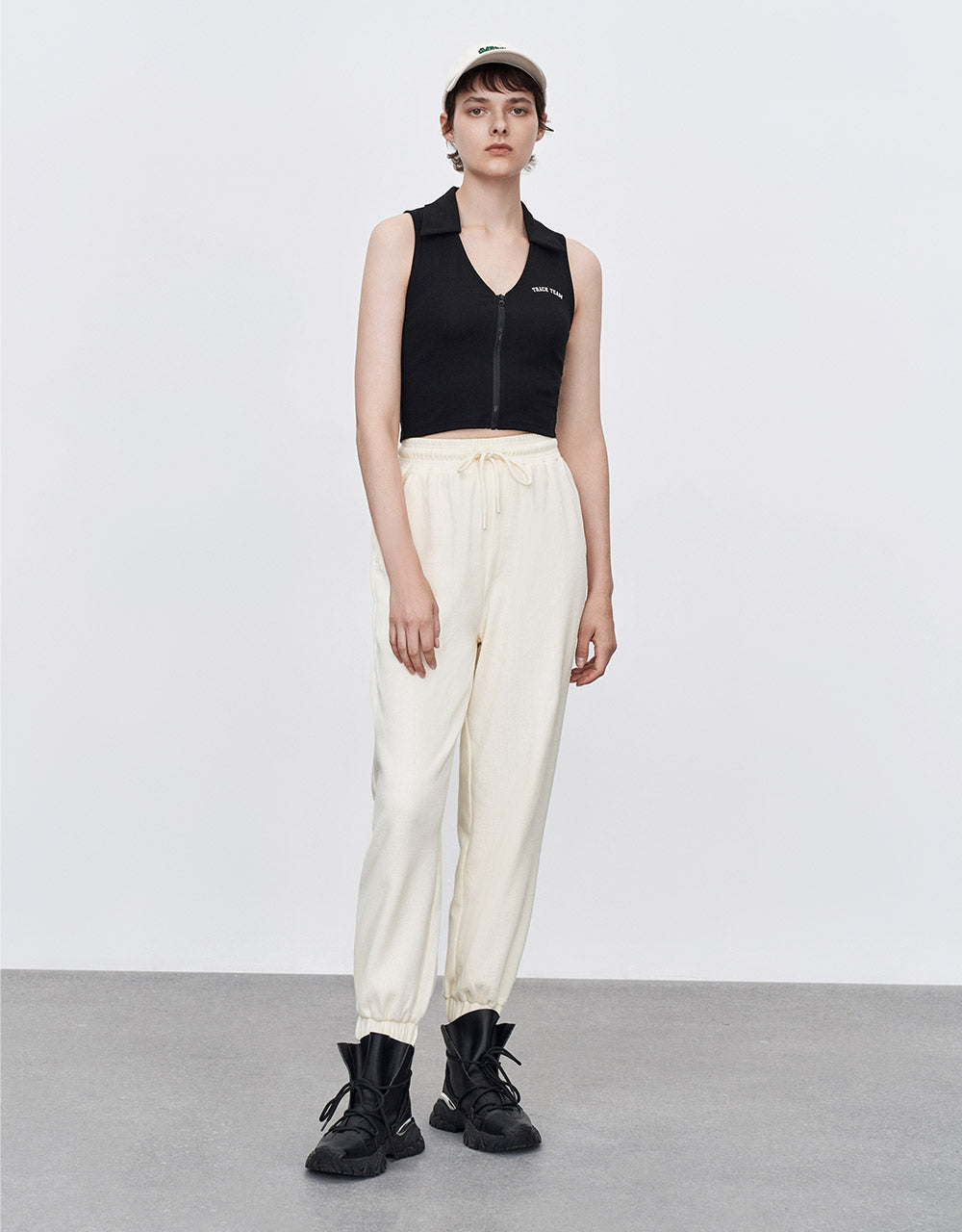 Elastic Waist Jogger Pants