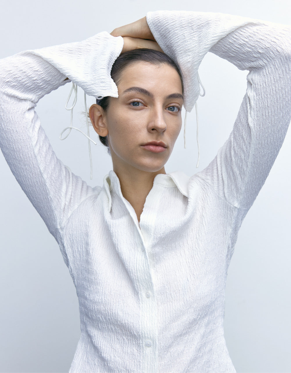 Button Up Textured Shirt