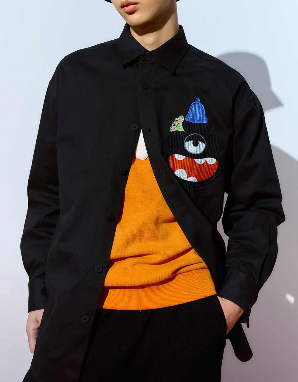 Monster Patched Shirt