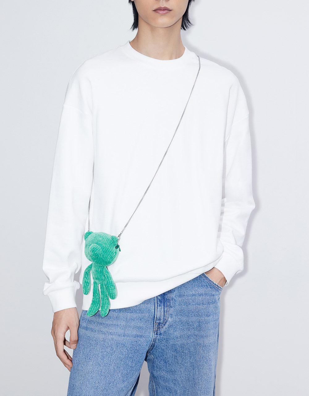 Sweatshirt With Bear Charm