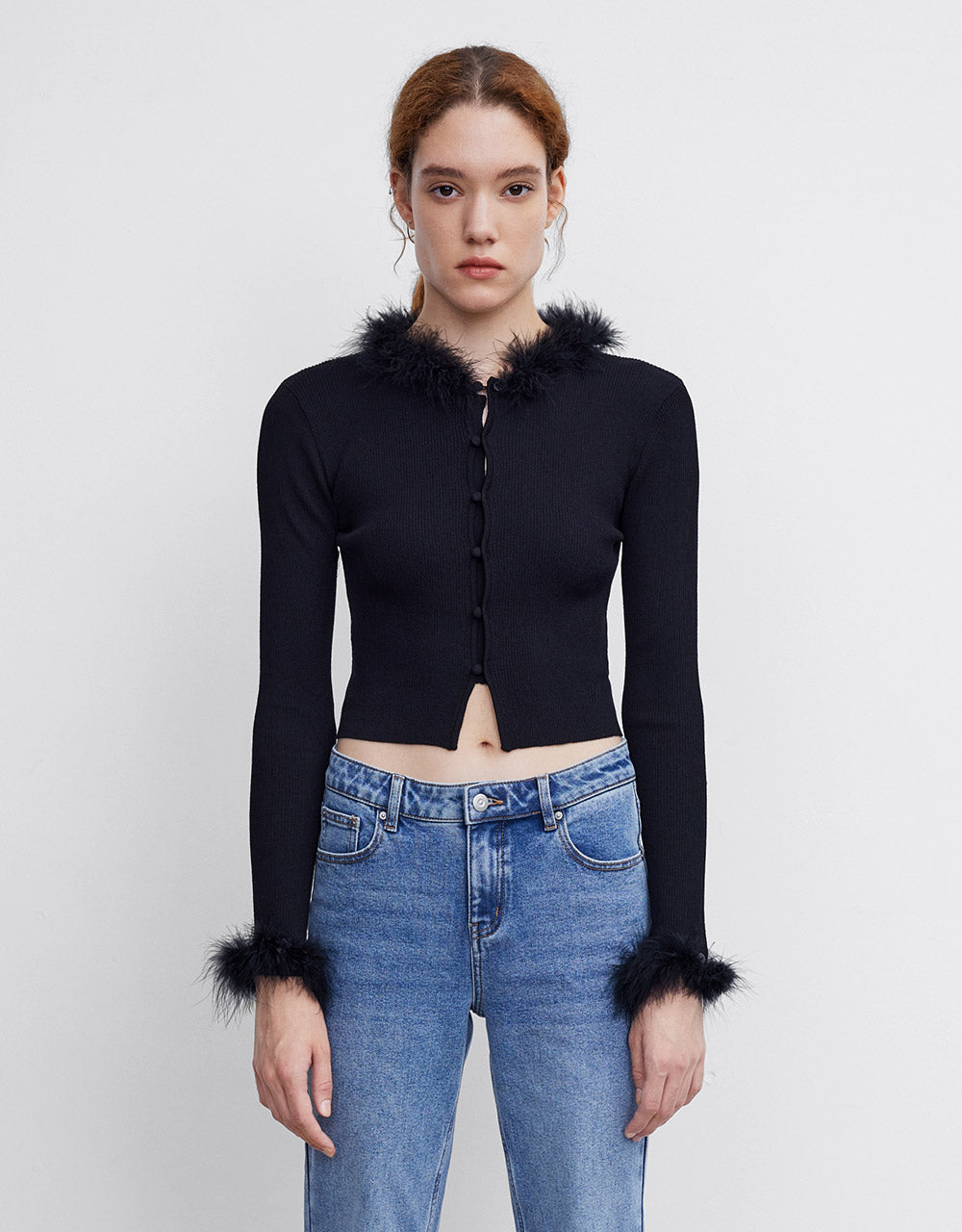 Rib Knit Cardigan