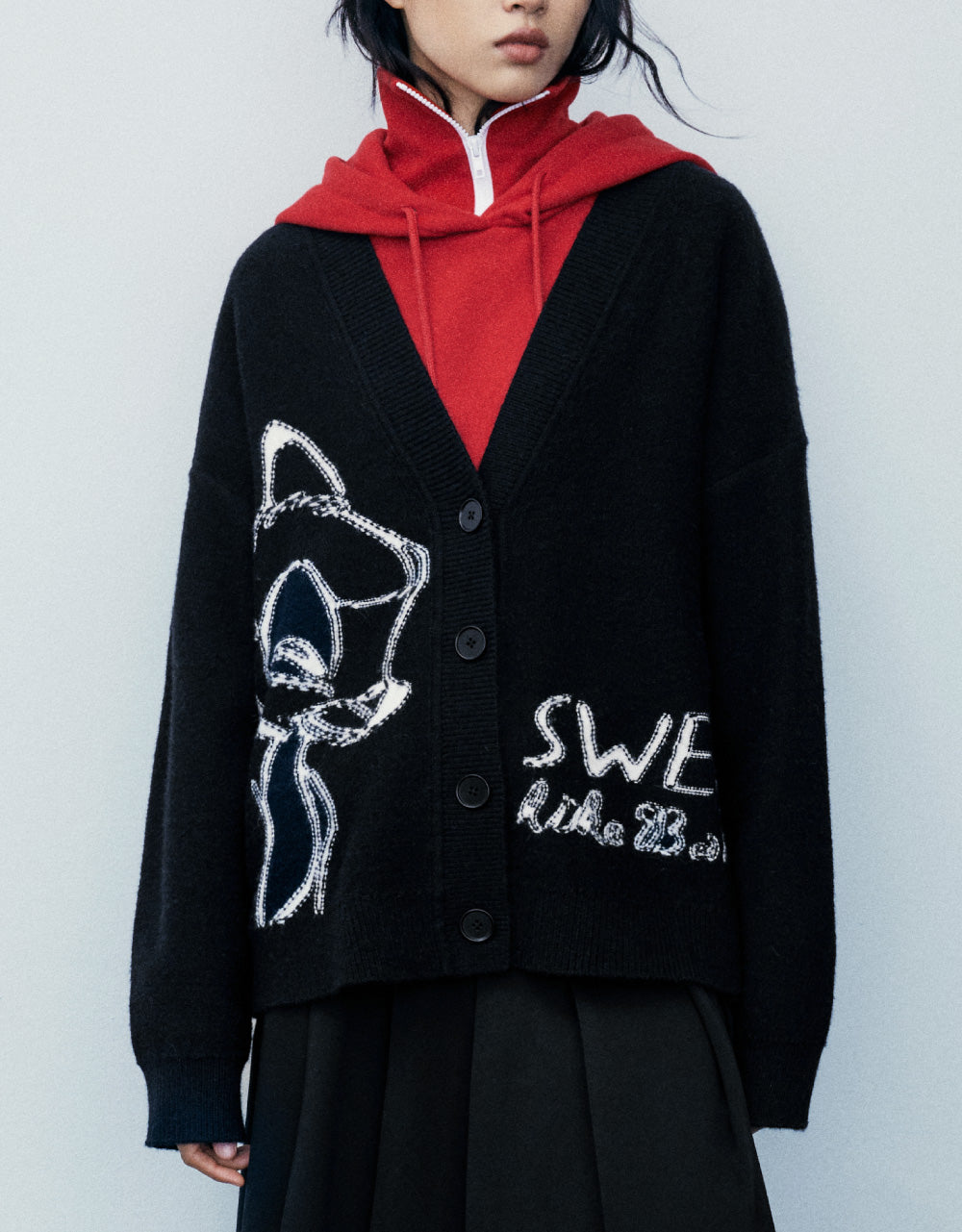 Bambi Print Cardigan